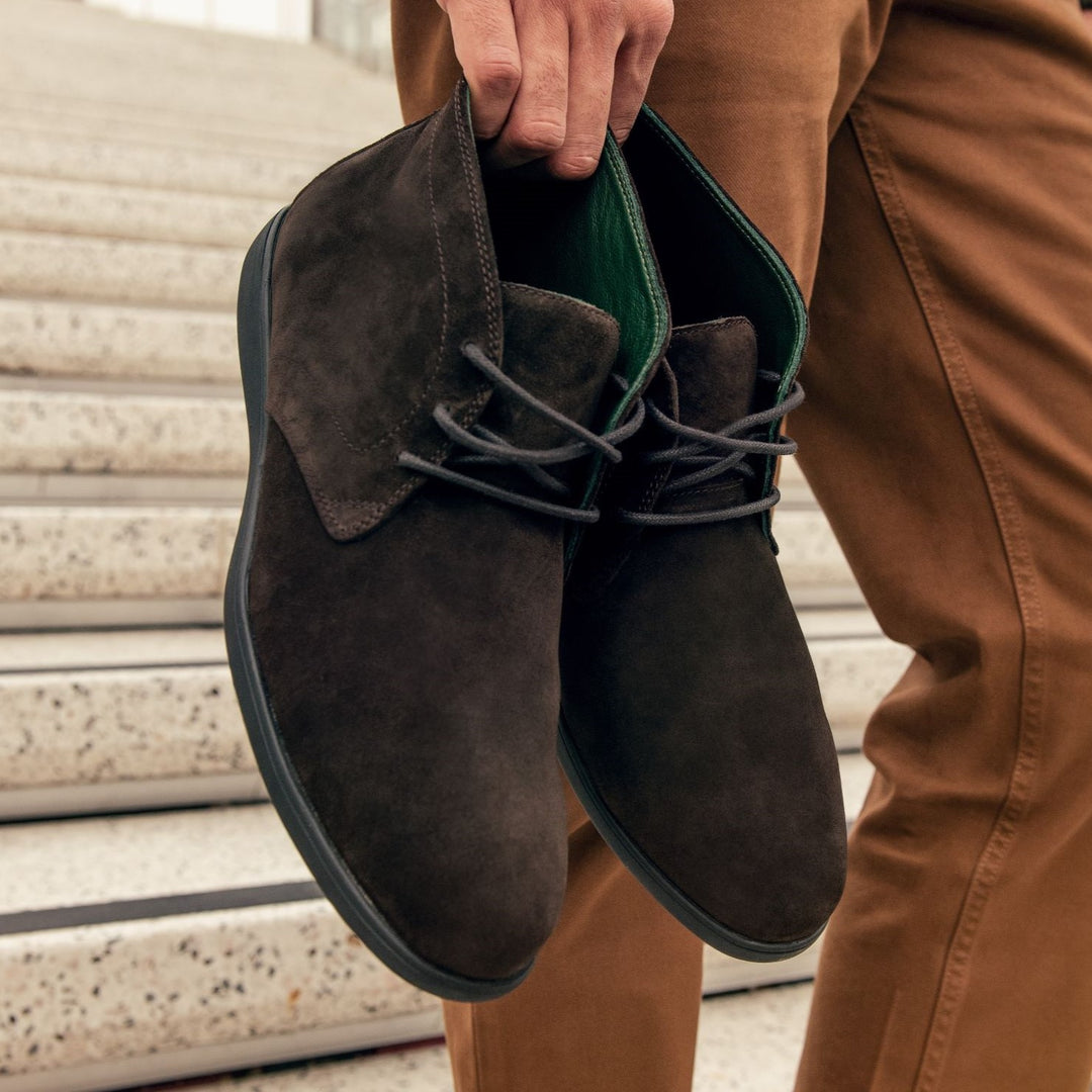 Suede Comfortable Men s Chukka Boots Fibonacci Footwear